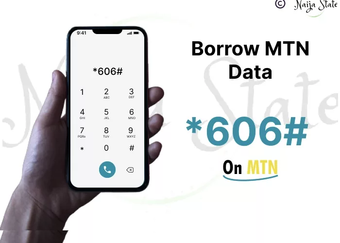 borrow data from mtn using *606#